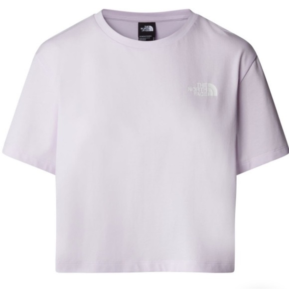 The North Face Cropped Simple Dome Tee Women's - Picture 1 of 4